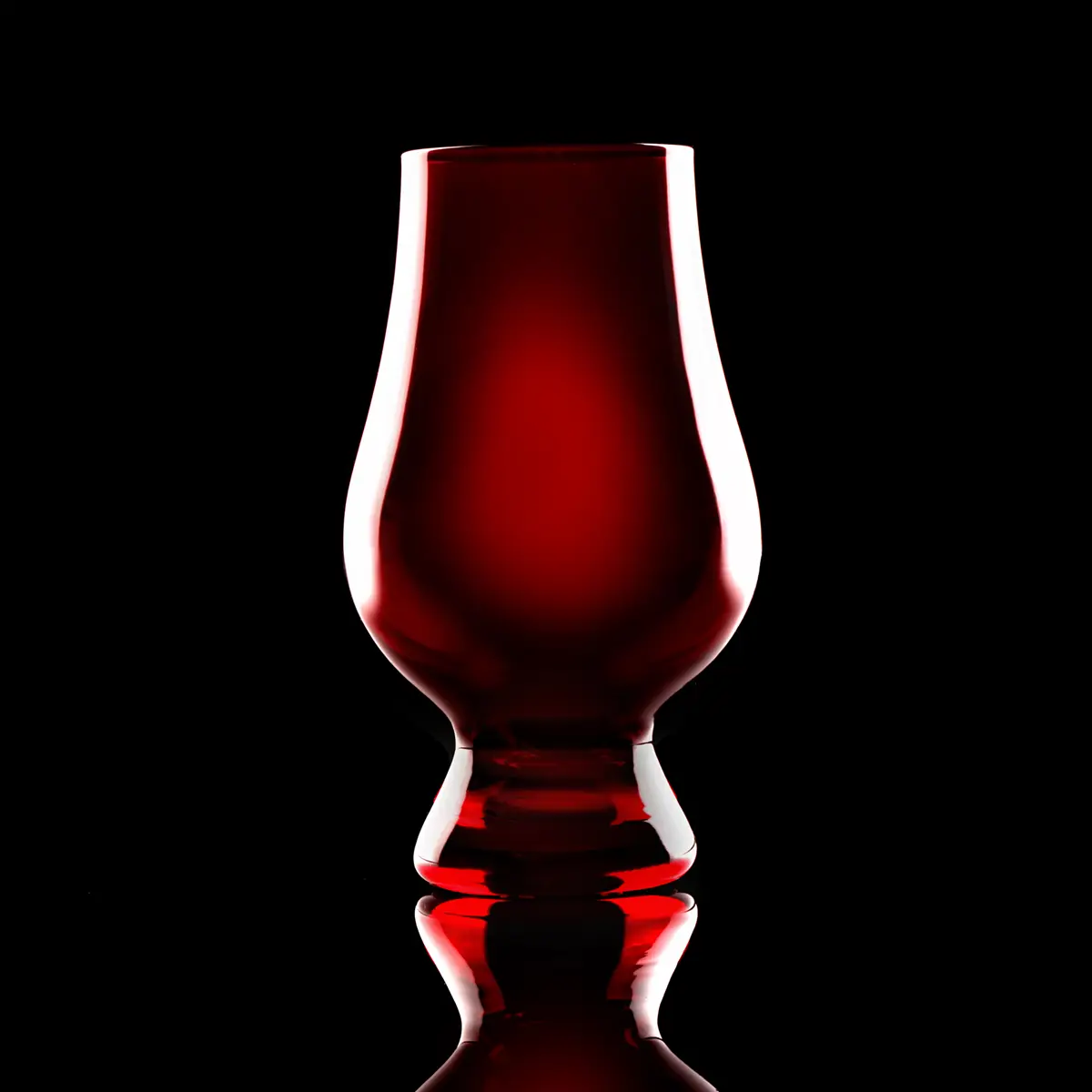 Coloured Glencairn Glas - Rot - für Blind Whisky Tasting
