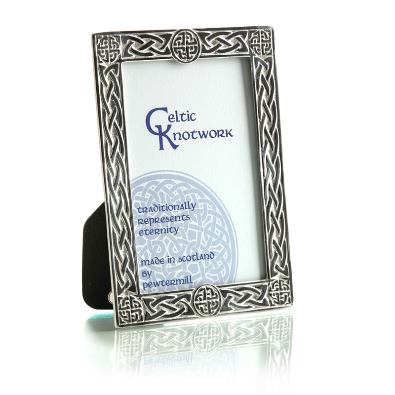 IMG_0527-a_x Celtic Cross - keltischer Bilderrahmen aus Schottland - 4x6 Inch (ca 10x15 cm)