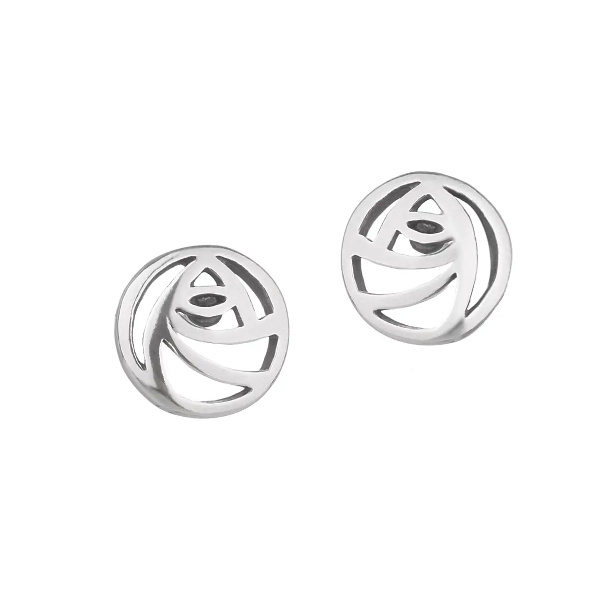 ohrstecker-ohrringe-Charles-Rennie-Mackintosh-schottland-silber-002 Mackintosh Glasgow Rose Ohrstecker aus Sterling Silber - Made in Scotland
