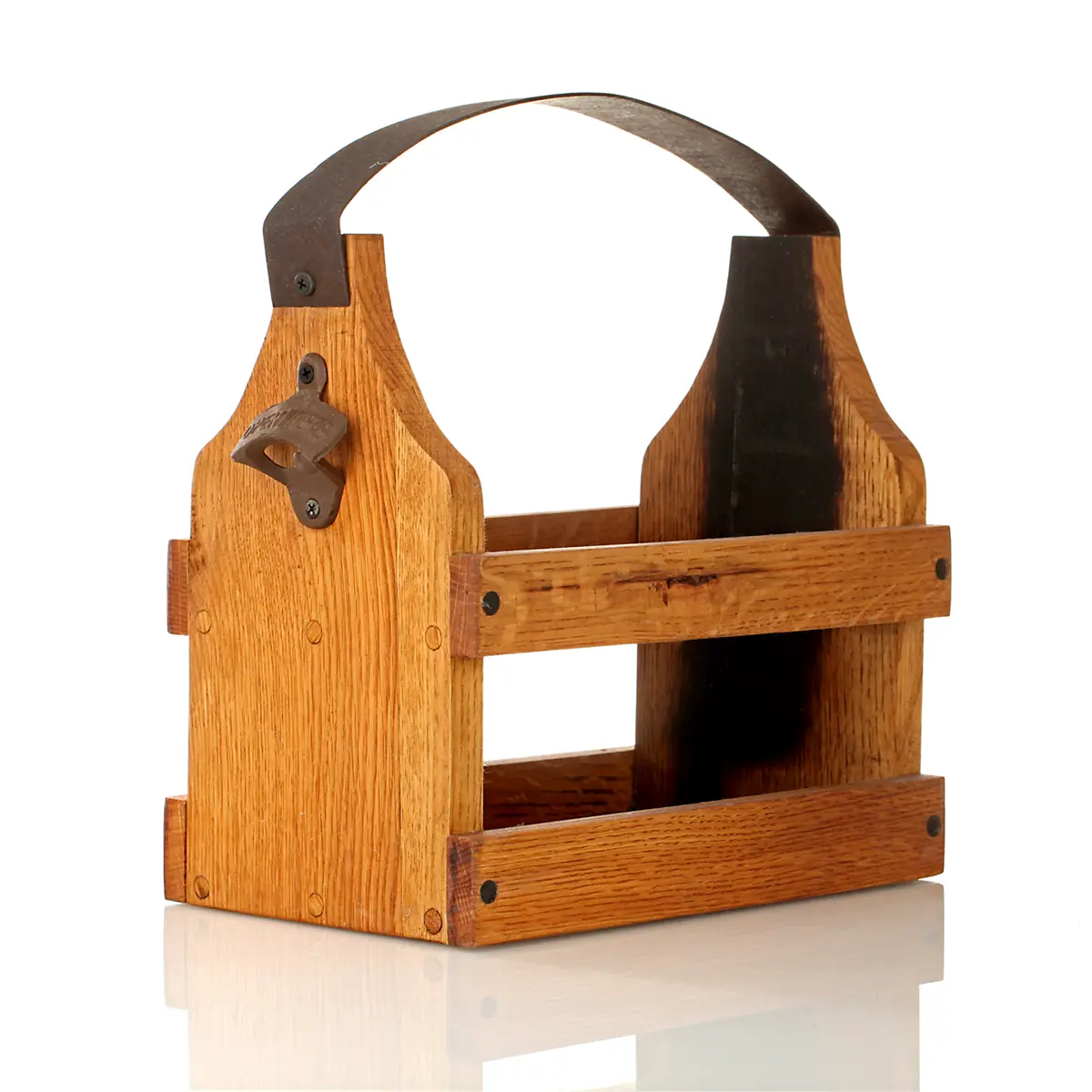 bier-flaschen-traeger-whisky-fass-recycled-schottland-007 Flaschenträger aus recycelten schottischen Whiskyfass - für 6 Bierflaschen