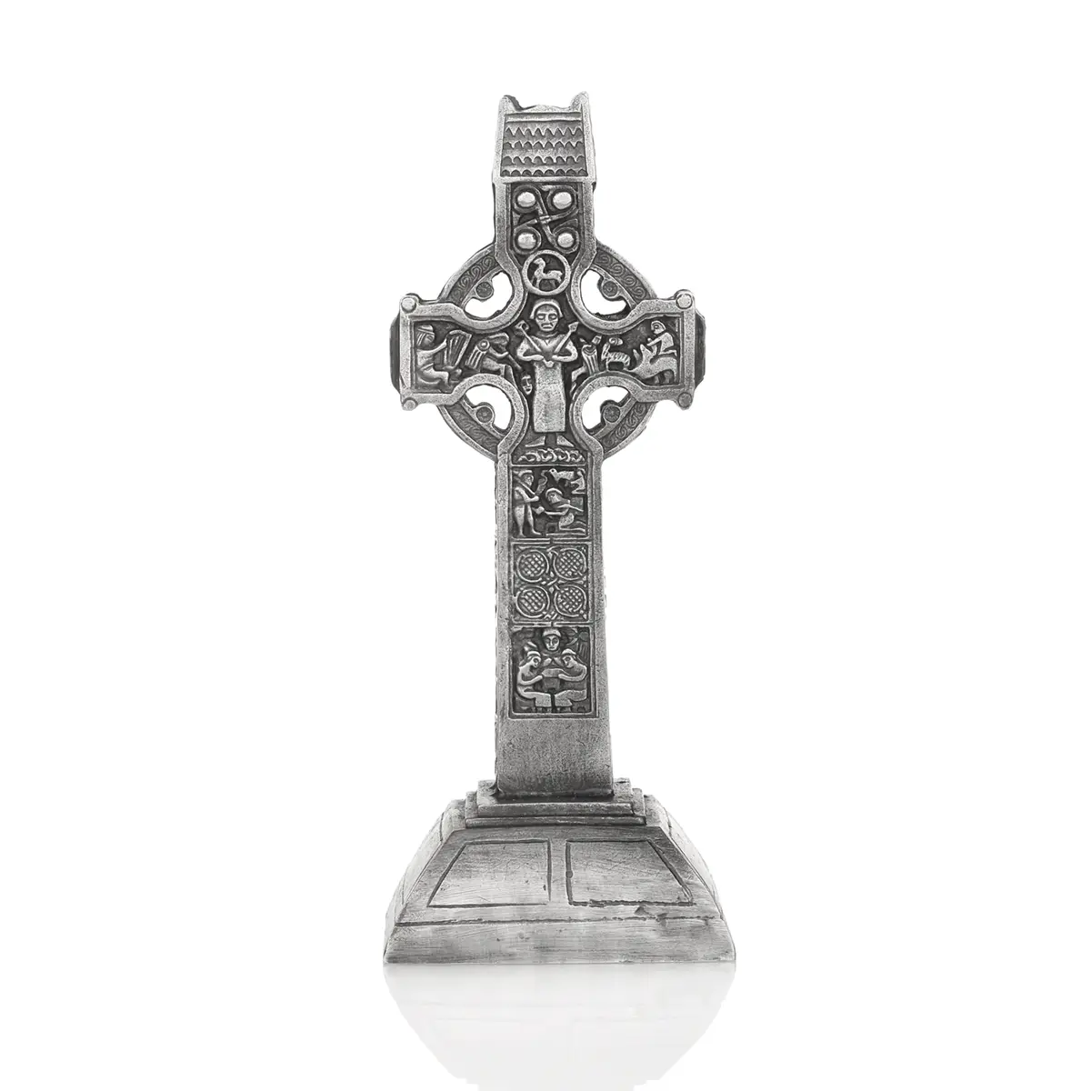 kreuz-keltisch-silber-irland-durrow-high-cross-001 Durrow High Cross - reich verziertes keltisches Kreuz aus Irland