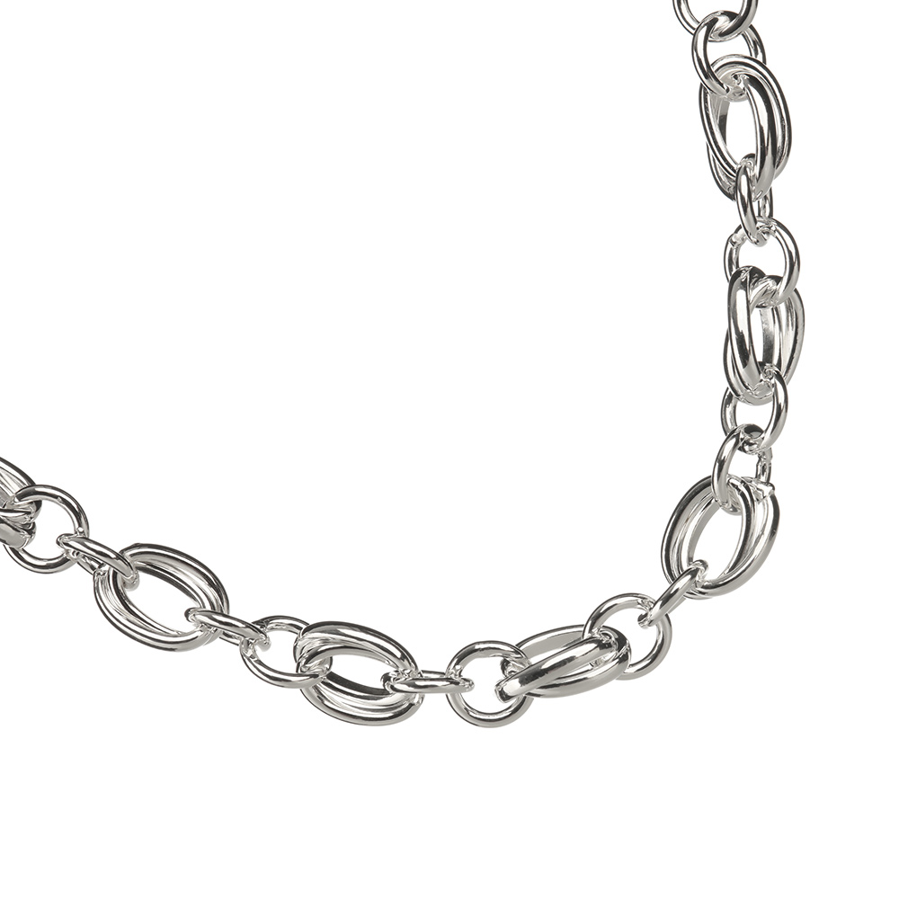 Doppelanker Bettelarmband für Charms - 19 cm aus Sterling Silber