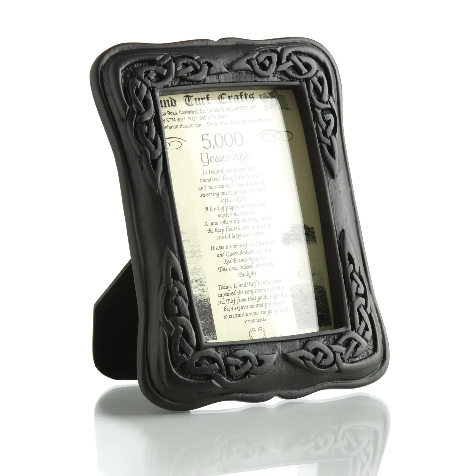 Celtic Irish Turf - Keltischer Bilderrahmen - 4x6 Inch (ca. 10x15 cm) - Handgefertigt in Irland Celtic Irish Turf - Keltischer Bilderrahmen - 4x6 Inch (ca. 10x15 cm) - Handgefertigt in Irland