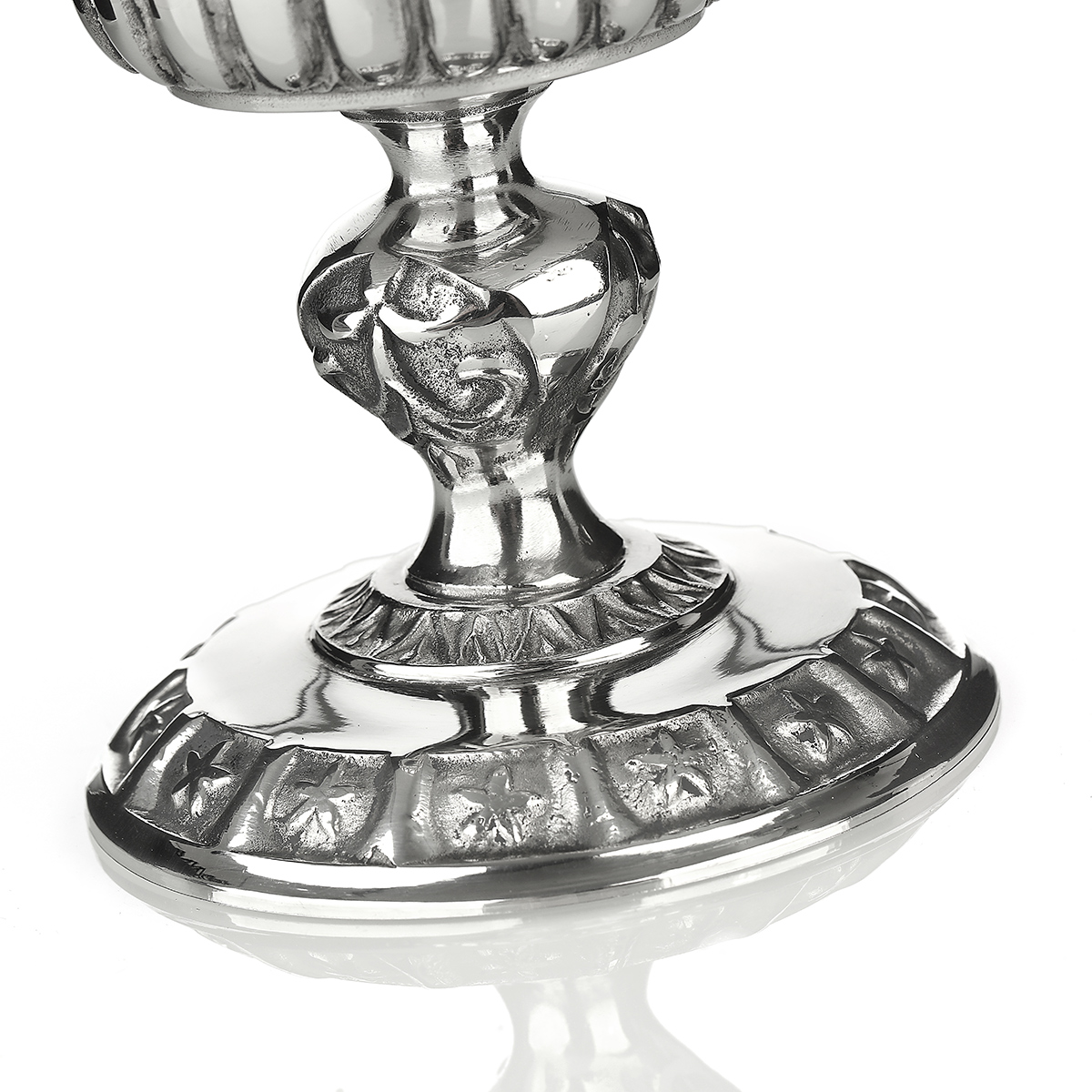 canterbury-goblet-weinkelch-england-003 Canterbury Goblet - Massiver Weinkelch aus Zinn - Handgefertigt in England