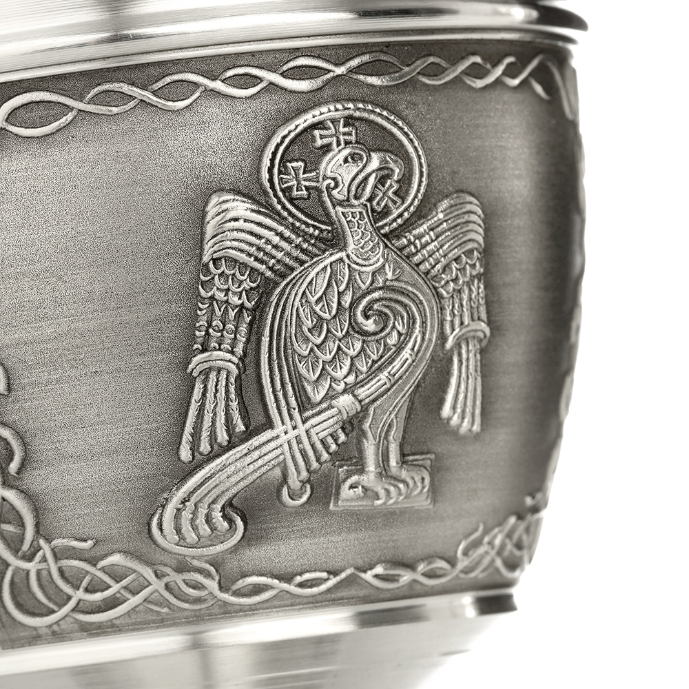 johannes-adler-evangelisten-weinkelch-001 John the Eagle - keltischer Evangelisten Weinkelch aus Irland