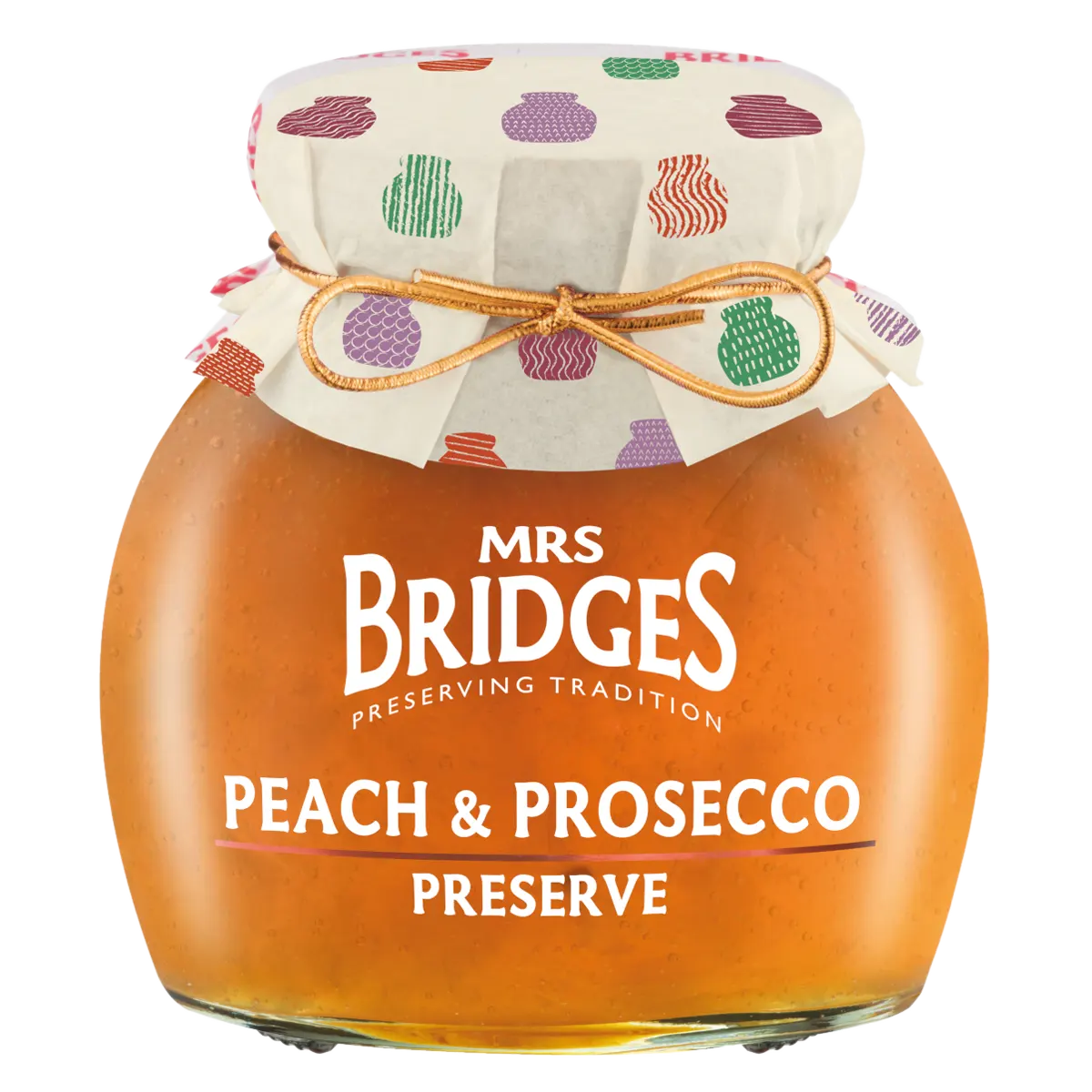 Mrs Bridges Peach & Prosecco Preserve – Schottische Pfirsichkonfitüre
