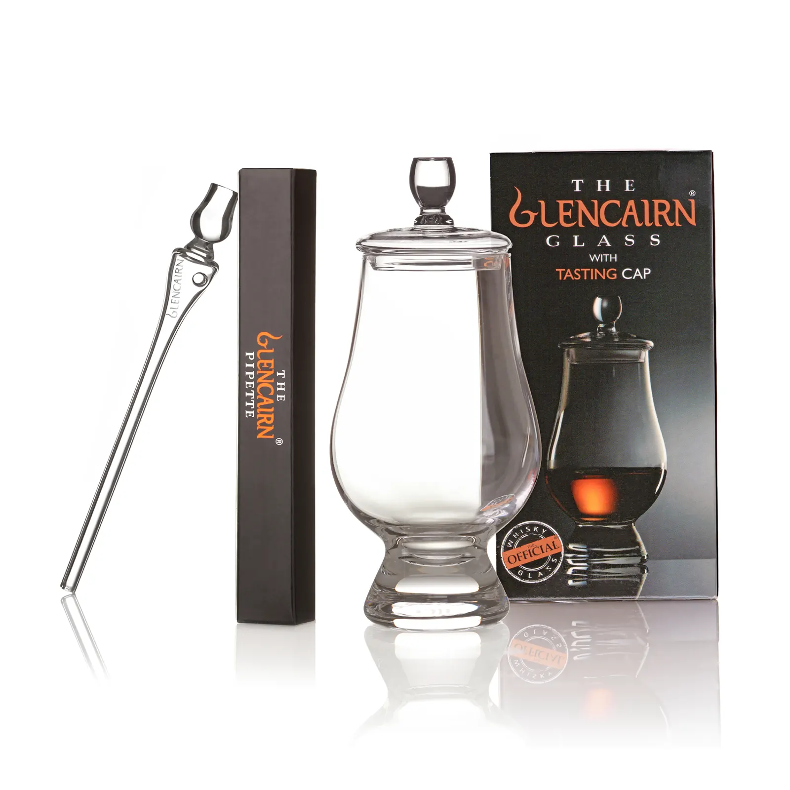 Glencairn Tasting Set - Whisky Glas mit Pipette & Cap Glencairn Tasting Set - Whisky Glas mit Pipette & Cap