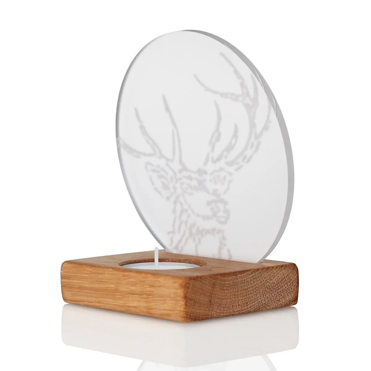Stag Moments - Highland Hirsch Teelichthalter aus recyceltem Whiskyfass Stag Moments - Highland Hirsch Teelichthalter aus recyceltem Whiskyfass