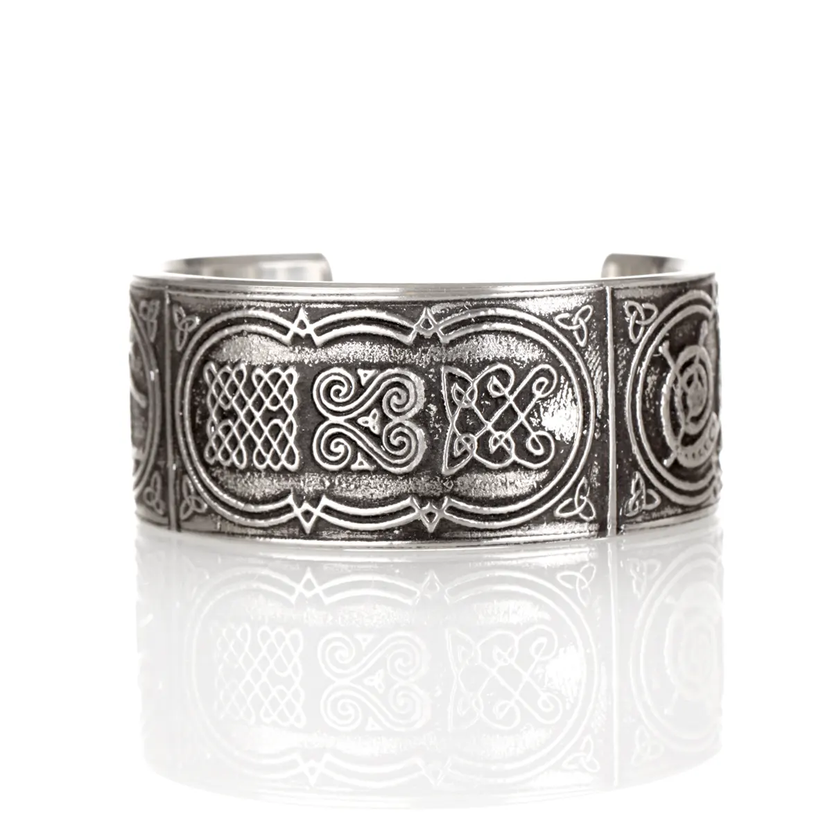 armreif-armband-keltisch-irland-002 The Bealin Cross Bangle  - Keltischer Armreif aus Irland