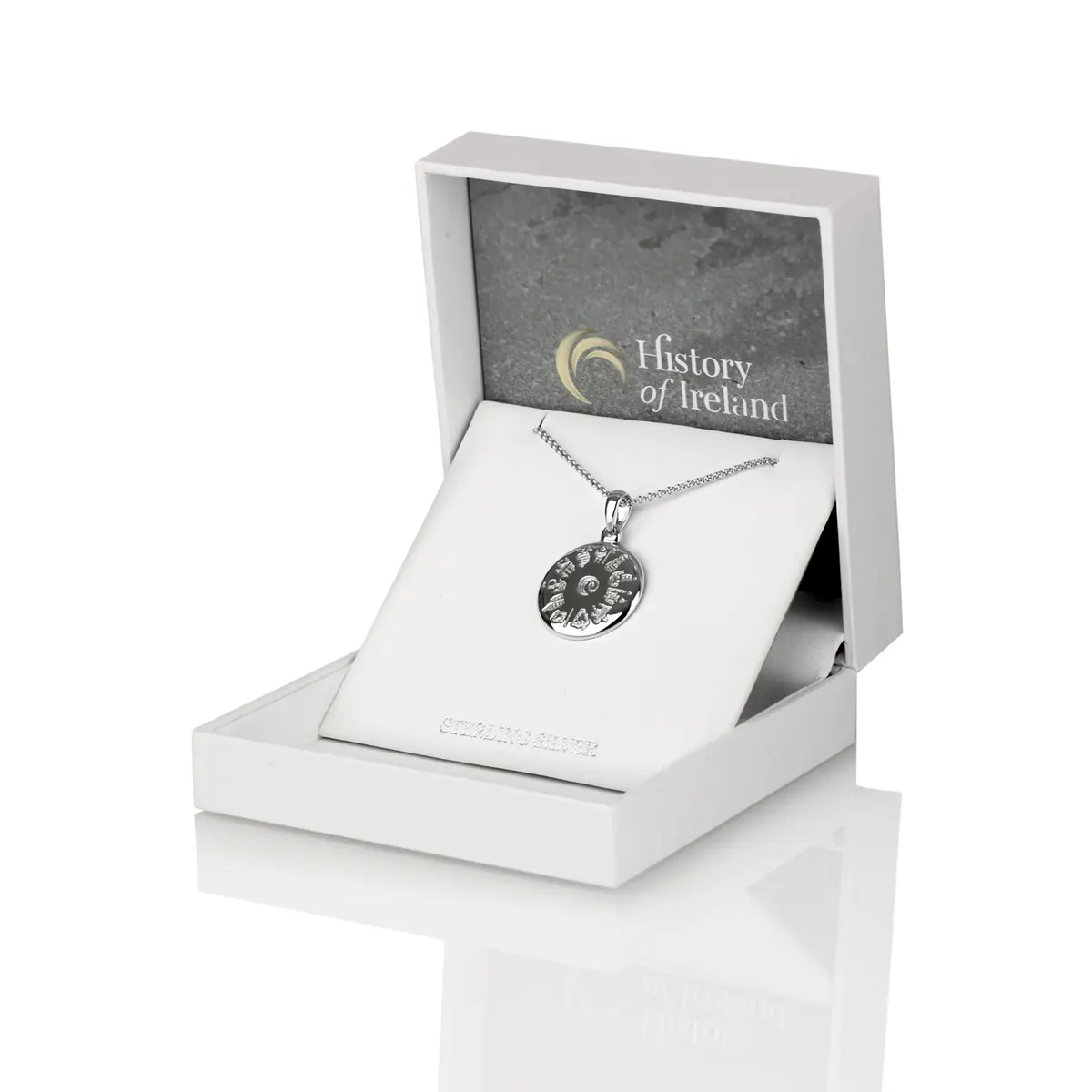 kette-anhaenger-history-ireland-keltisch-rund-irland-silber-004 History of Ireland - Keltische Münze Anhänger & Kette aus Irland