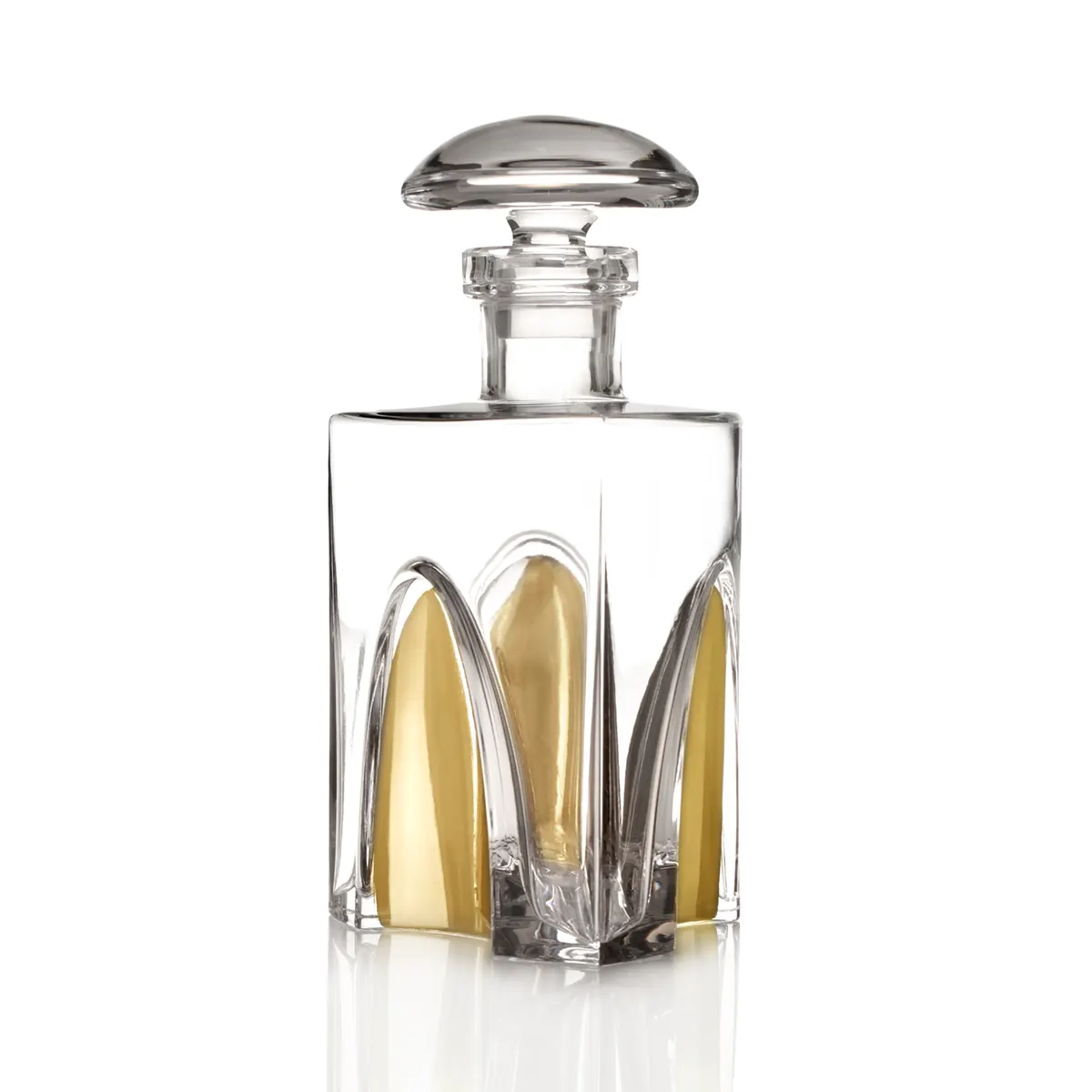 karaffe-whisky-kristall-glas-eisch-gentleman-gold-004 Eisch Gentleman - Kristallglas-Whisky Karaffe - Gold mit No Drop Effekt