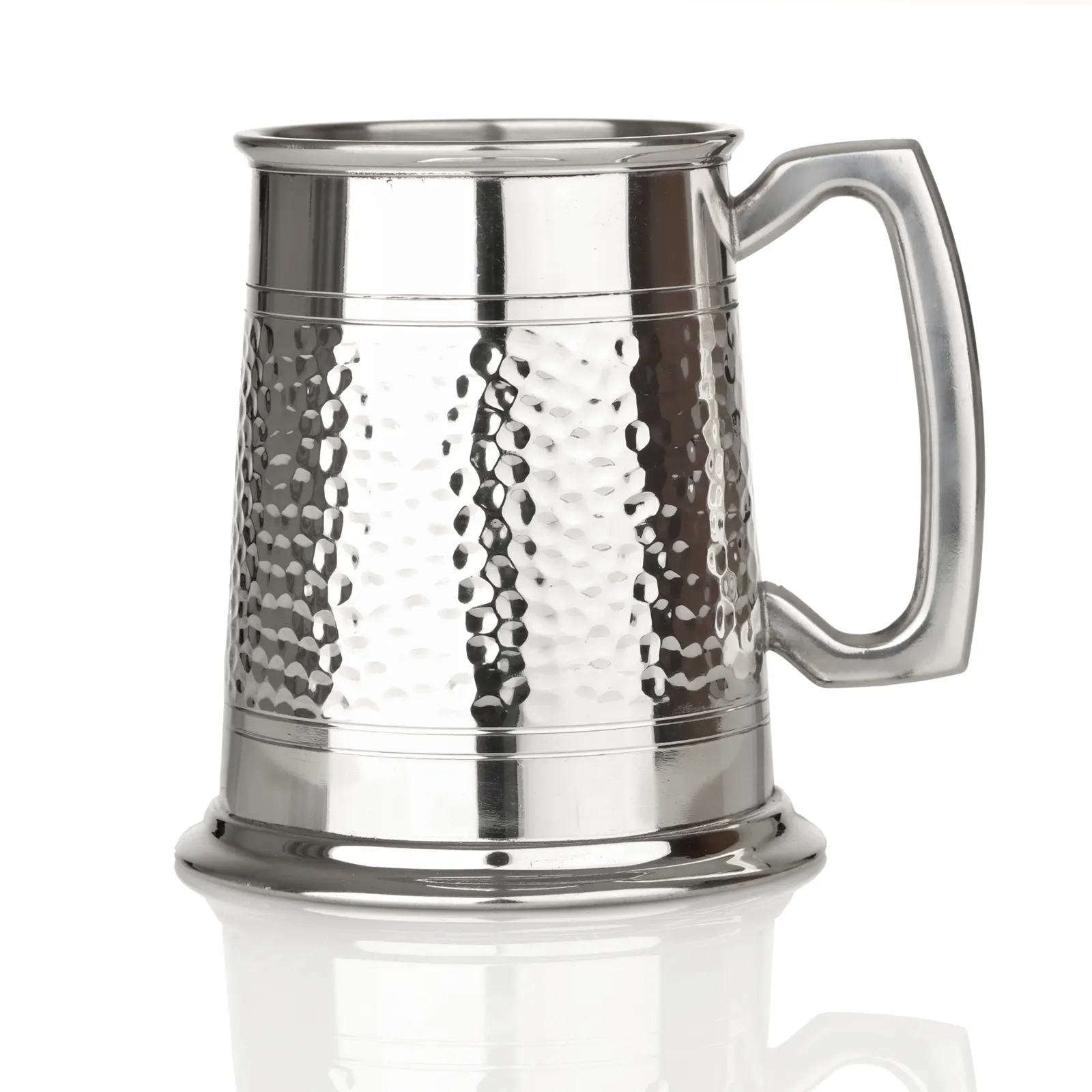 Hammered Tankard - gehämmerter 1 Pint Mittelalter Bierkrug aus England