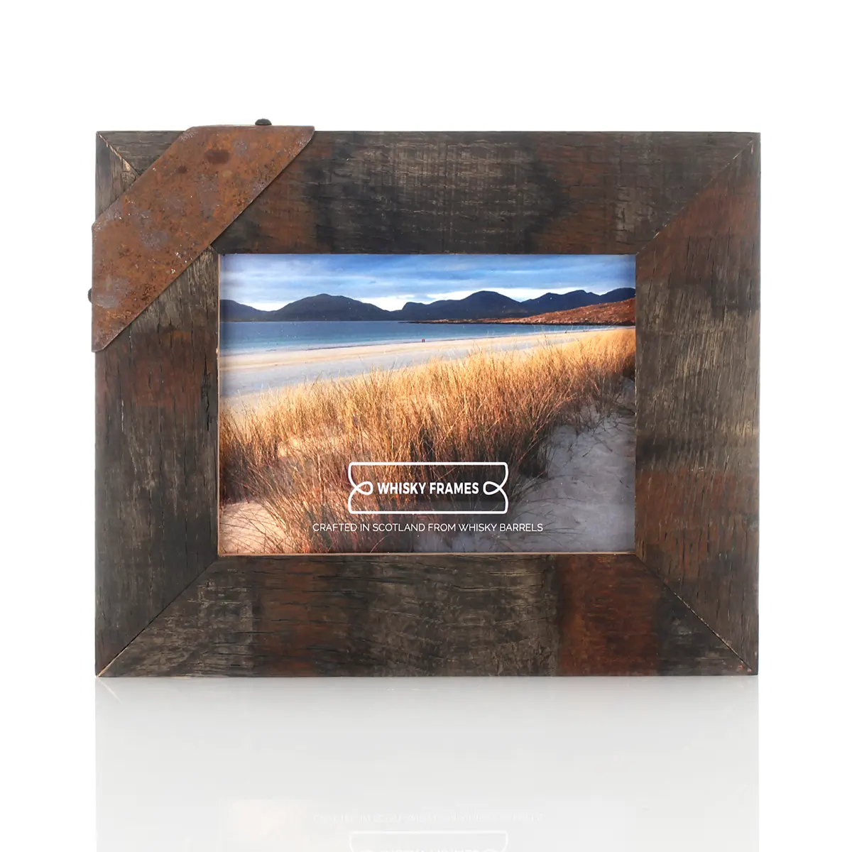 Whiskyfass-Fotorahmen 15x20 cm aus amerikanischer Eiche - Handgefertigt in Schottland Whiskyfass-Fotorahmen 15x20 cm aus amerikanischer Eiche - Handgefertigt in Schottland
