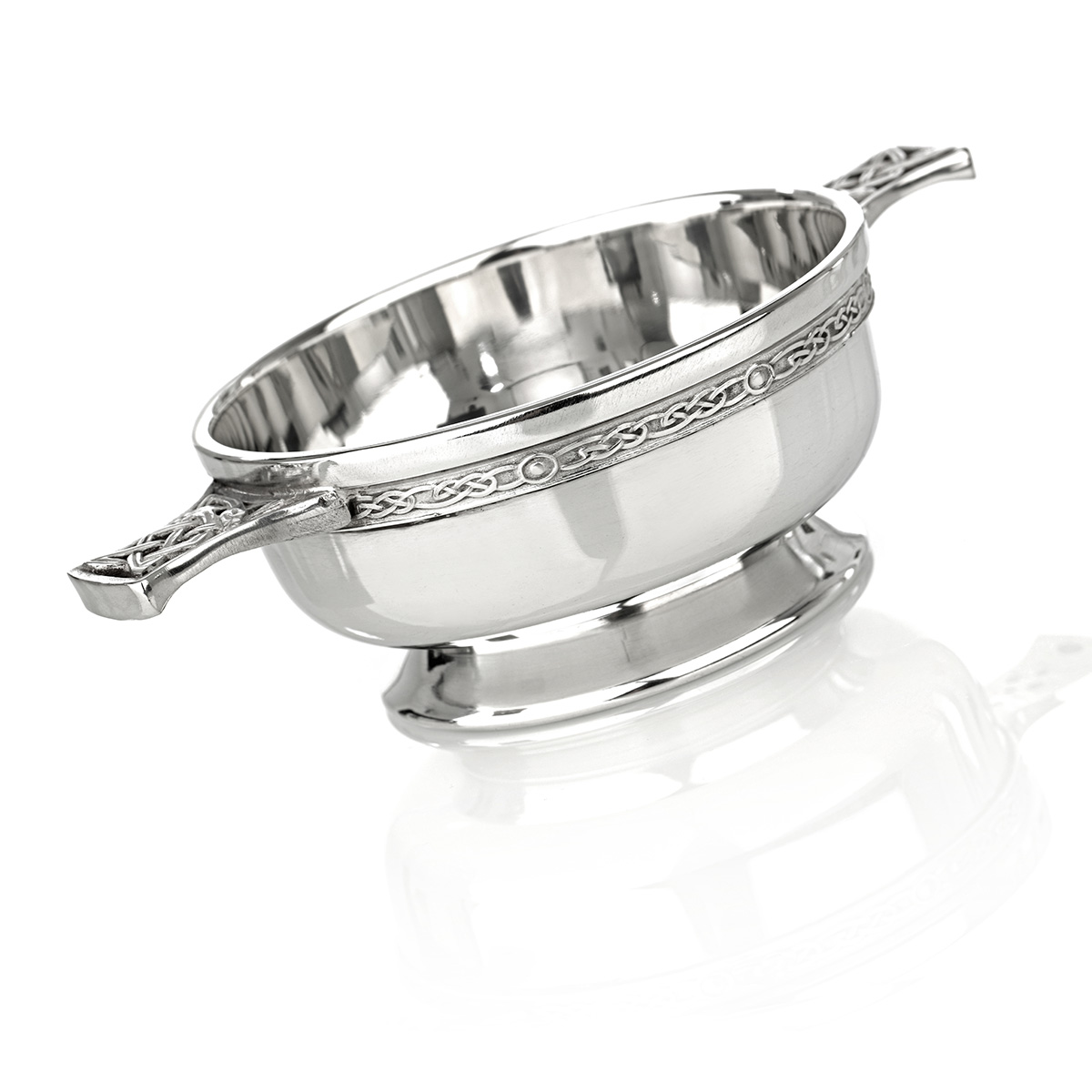 quaich-pewter-keltisch-00656e9b38dcc572 Scottish Thistle Whisky Quaich aus Zinn - schottische Distel & keltische Muster