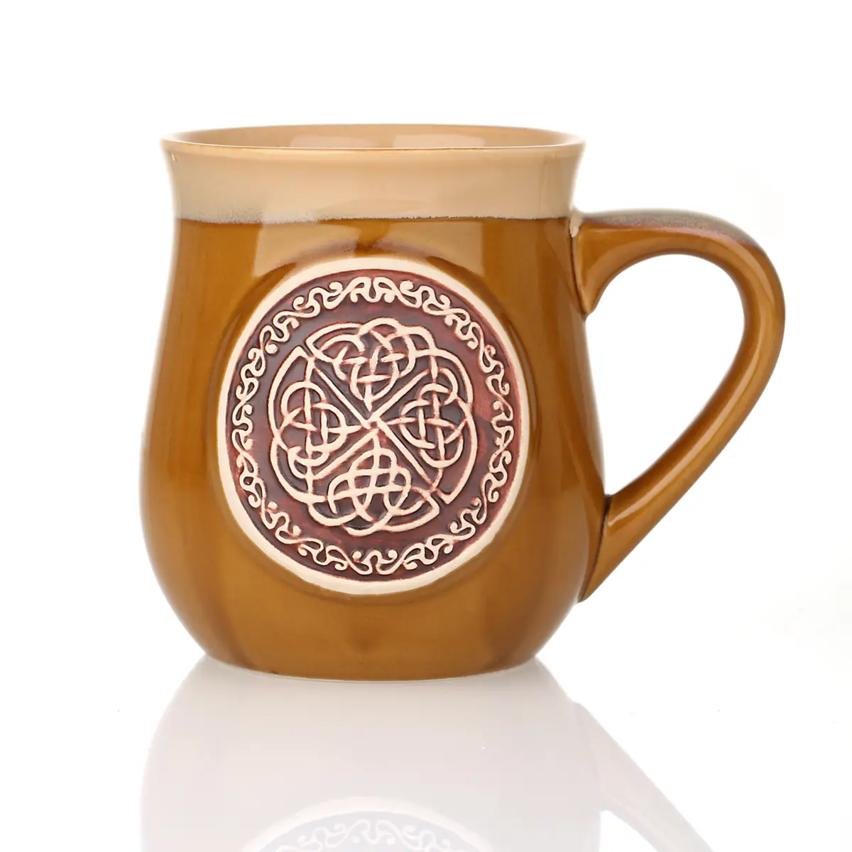 Celtic Stoneware Mug - keltischer Keramik Becher aus Schottland
