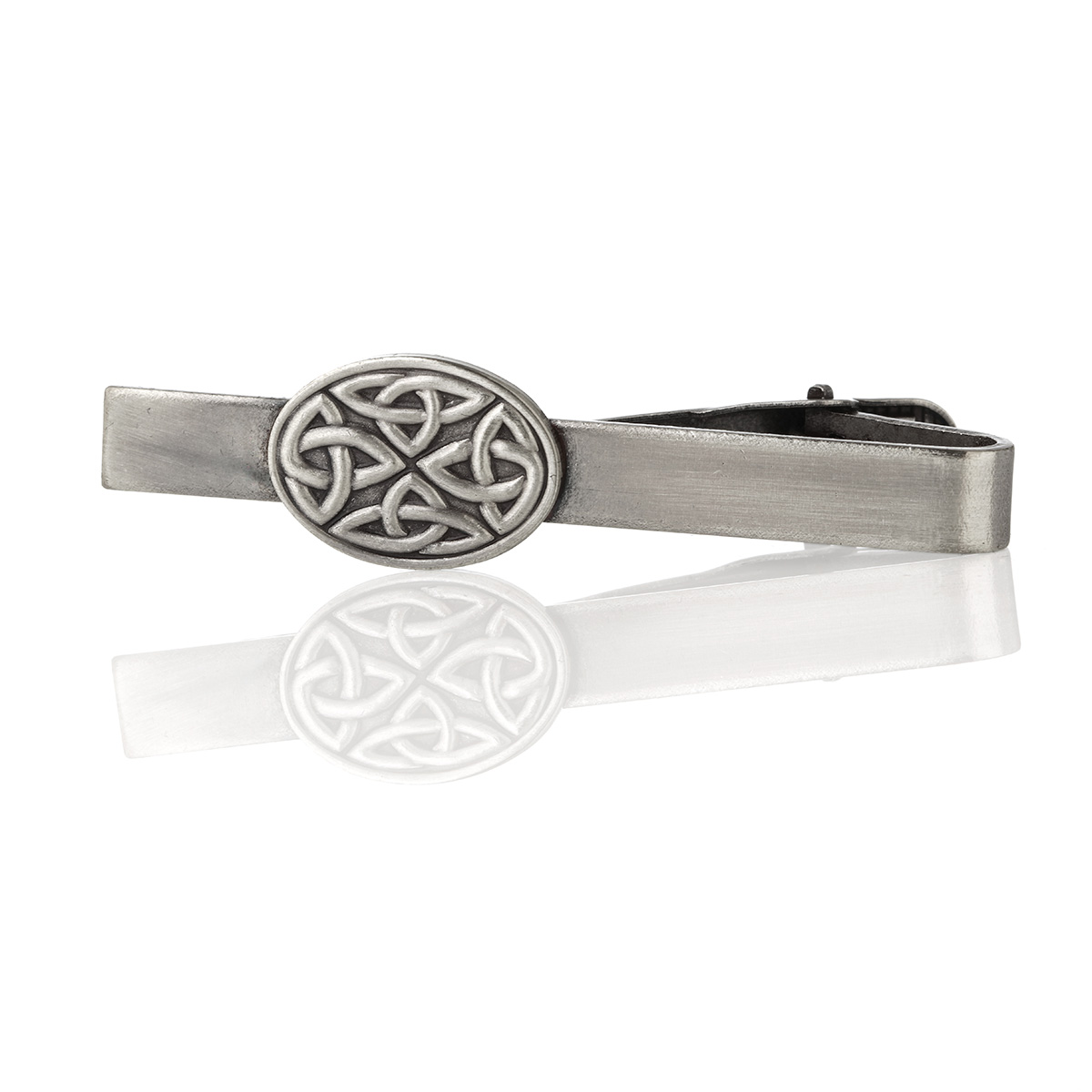 Trinity Knot Krawattenklammer mit keltischem Motiv - handgefertigt in Schottland