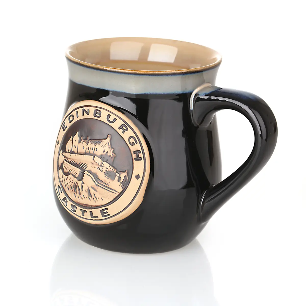 kaffee-becher-mug-tasse-schottland-edinburgh-002 Edinburgh Castle Stoneware Mug – handgefertigter Keramikbecher aus Schottland