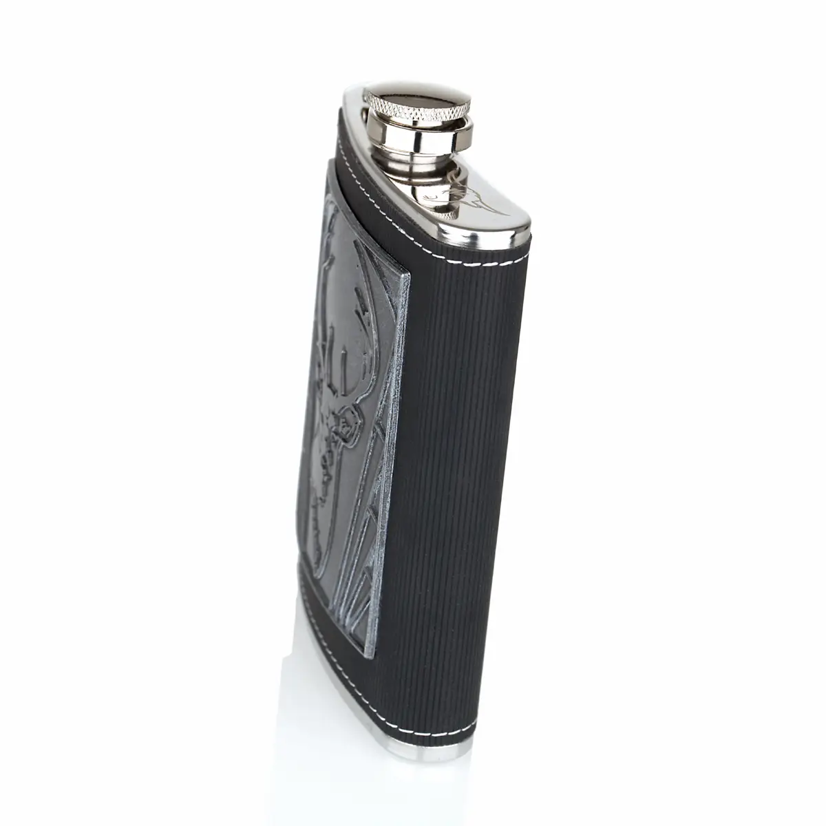 flachmann-hip-flask-edelstahl-schottland-stag-hirsch-005 Stag Head Hip Flask - Schottischer Hirsch Flachmann aus Edelstahl