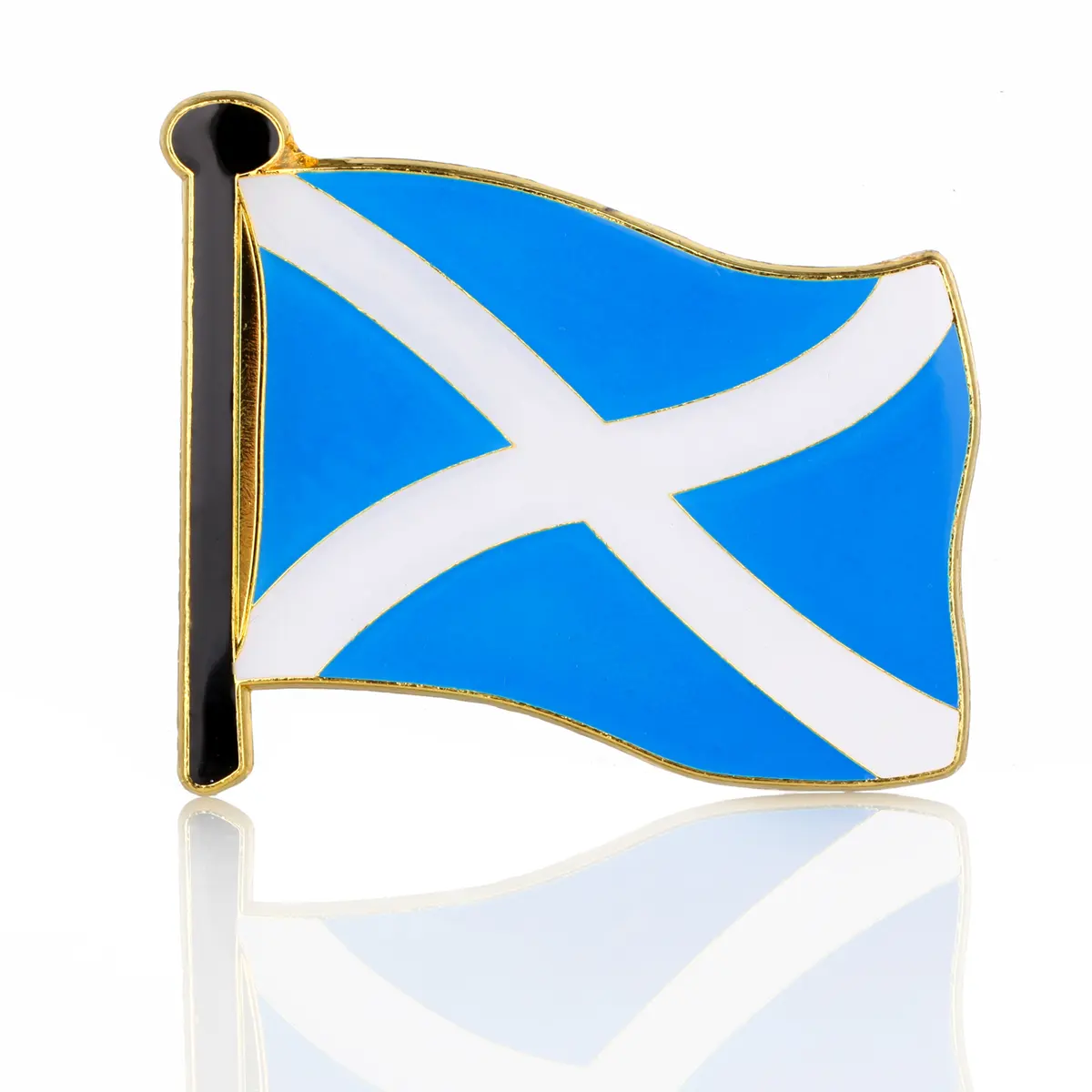 Saltire / Schottische Flagge Deko Magnet / Kühlschrankmagnet aus Schottland - Metall & Emaille Saltire / Schottische Flagge Deko Magnet / Kühlschrankmagnet aus Schottland - Metall & Emaille