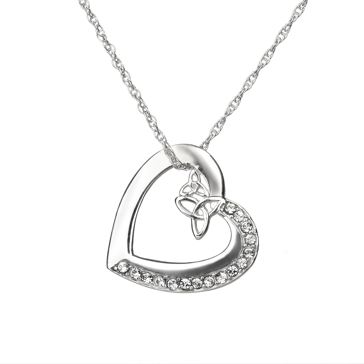 herz-keltisch-kette-siber-swarovski-00137zaHztnQSPb4 Celtic Trinity Heart Swarovski Kette - Keltisches Herz aus Silber & Kristall