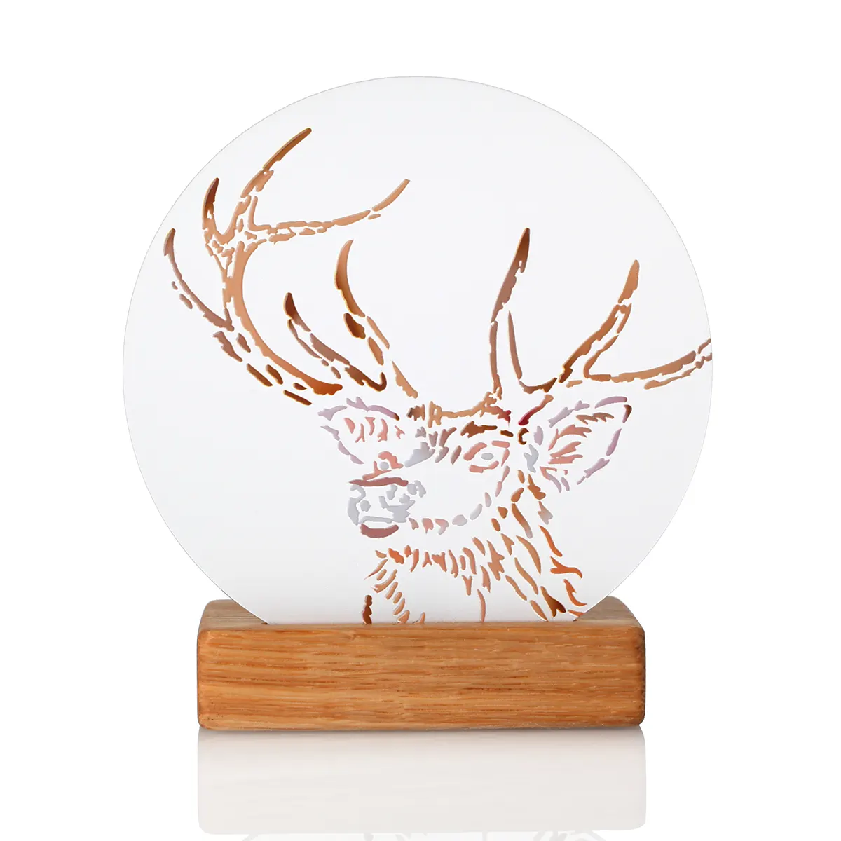 Stag Moments - Highland Hirsch Teelichthalter aus recyceltem Whiskyfass Stag Moments - Highland Hirsch Teelichthalter aus recyceltem Whiskyfass