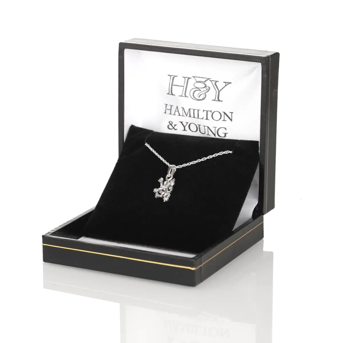 kette-anhaenger-lion-rampant-schottischer-loewe-silber-003 Lion Rampant - Schottischer Löwe Kette aus Schottland