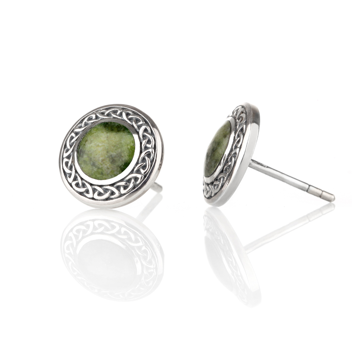 kette-anhaenger-nouveau-trinity-heart-herz-irland-keltischlb5wLh0SLIXdx Silver Celtic Shield - Irische Ohrstecker aus Connemara Marmor & Sterling Silber