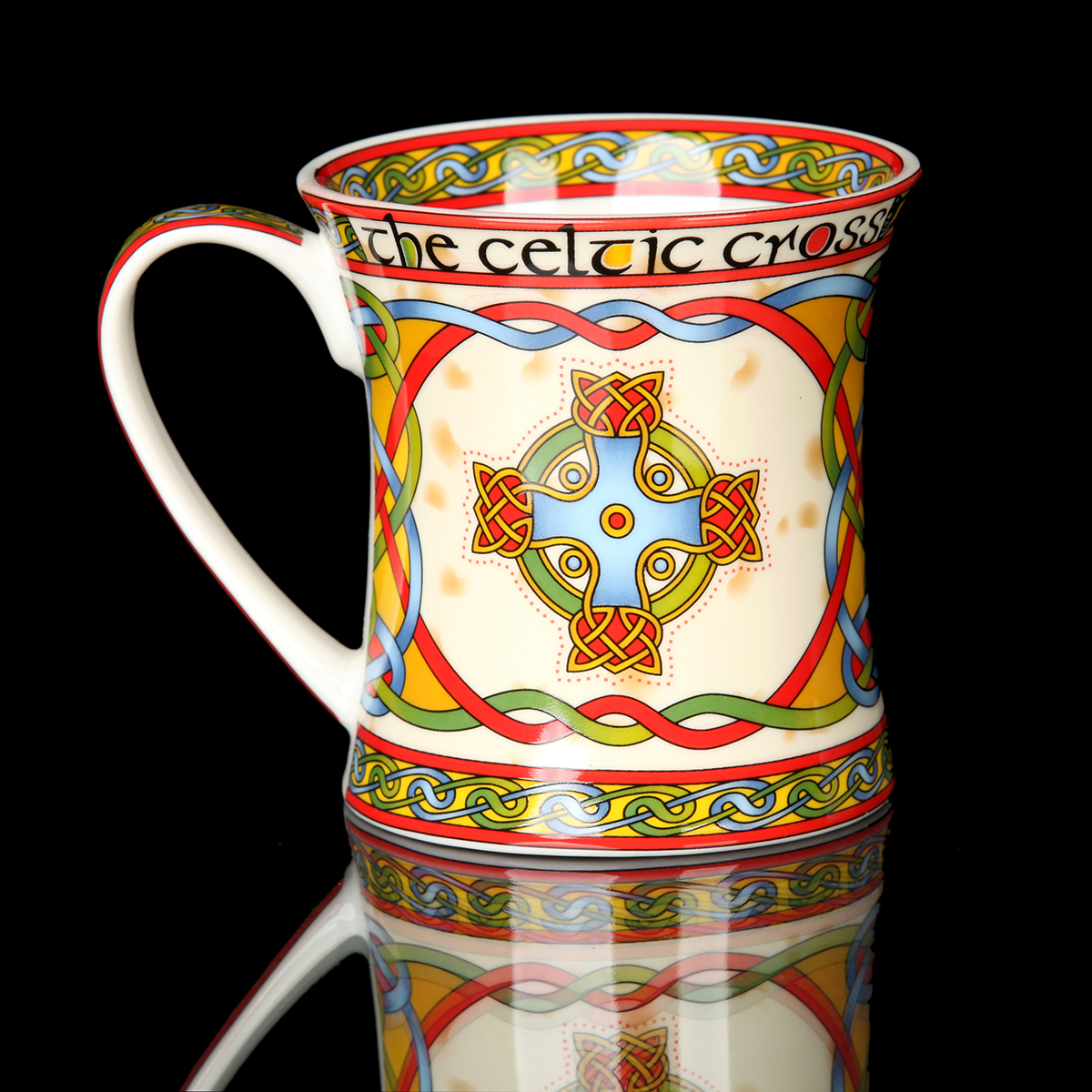 Kaffeebecher-Mug-Irland-cross-keltisches-kreuz-006FJz0gbFNOVNoP Celtic Cross Mug - Kaffeebecher aus Irland mit keltischem Kreuz & Ornamenten