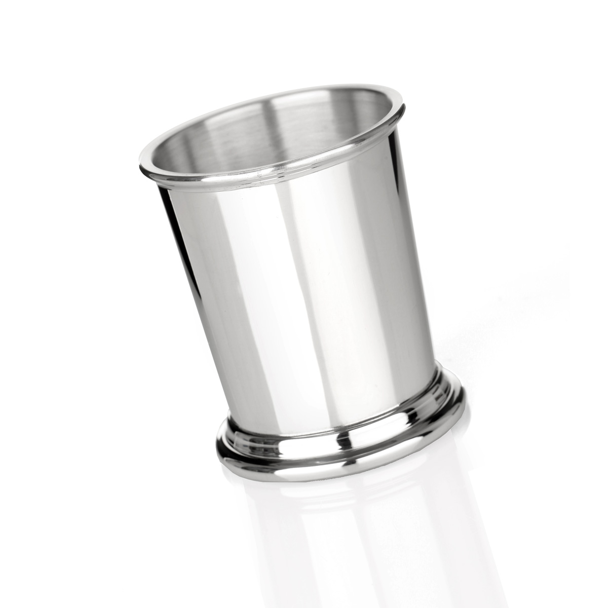 becher-krug-england-silber-zinn-003 Mint Julep Cup - 1/2 Pint Becher aus poliertem Zinn - Made in England