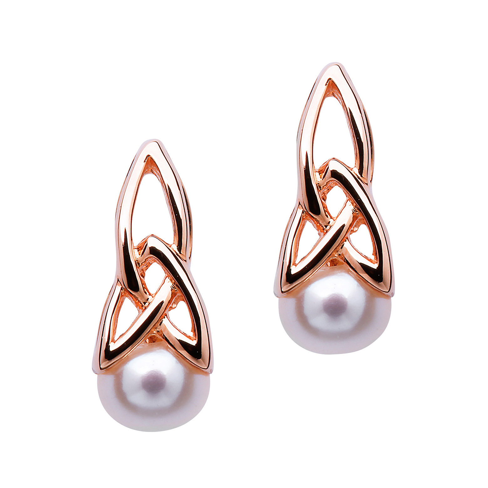 trinity-pearl-rose-gold-ohrstecker-irland6S1iSjv9sRNbr Celtic Trinity Pearl Ohrstecker aus Irland - Sterlingsilber mit Rotgold & Perlen