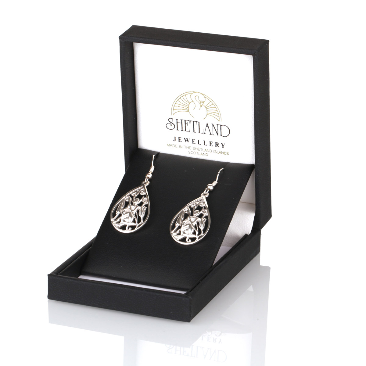 ohrringe-wikinger-freija-rabe-silber-shetland-001 Freyja Drop Ohrringe - Handgefertigt auf den Shetland Inseln