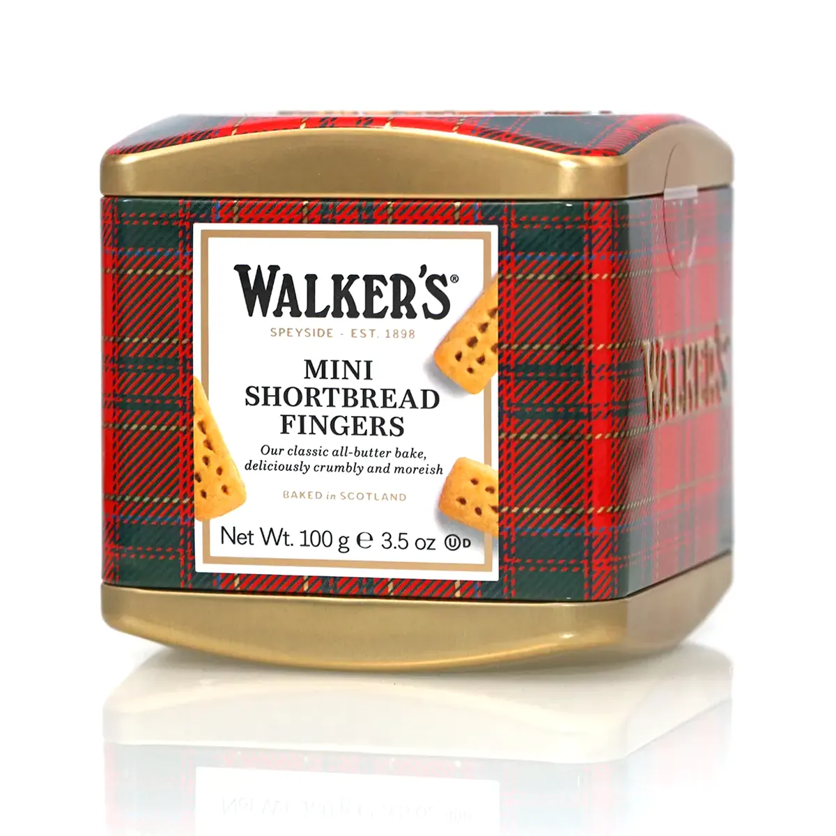 Walker’s Shortbread Fingers Tartan Tin – Schottisches Gebäck in Metalldose