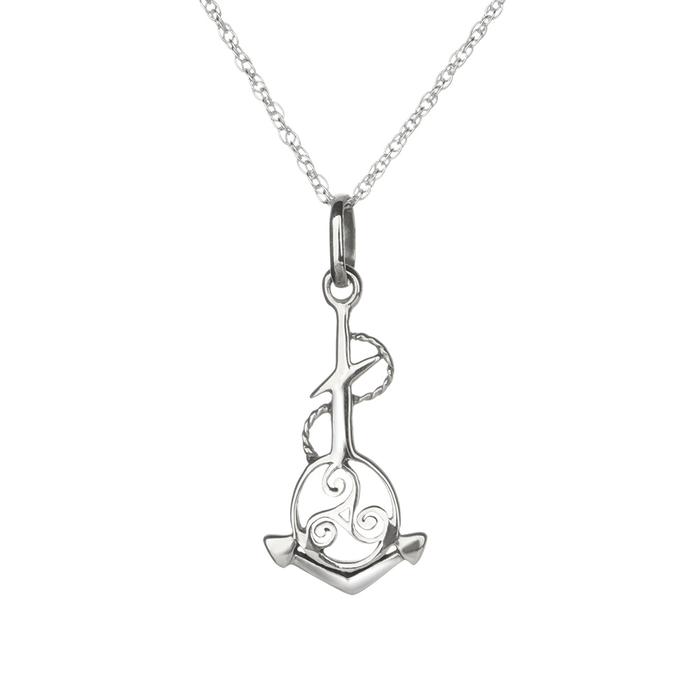 outlander-kette-anker-silber-002 Voyager - Anker & Triskele - schottische Oultander Kette aus Sterlingsilber