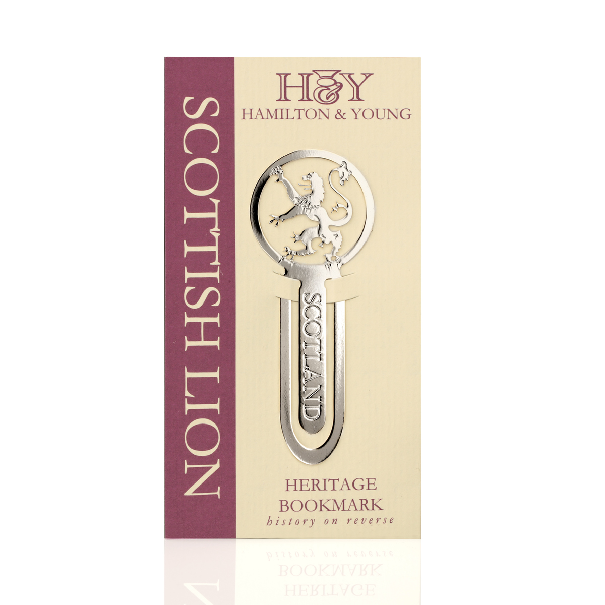 lesezeichen-bookmark-schottland-silber-001y1SE11JJ8RgNk Lion Rampant - schottischer Löwe - versilbertes Lesezeichen aus Schottland
