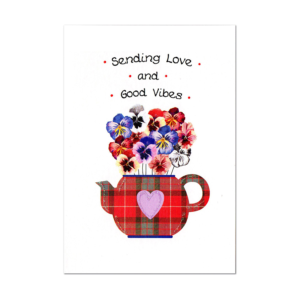 Sending Love and Good Vibes - Grußkarte aus Schottland