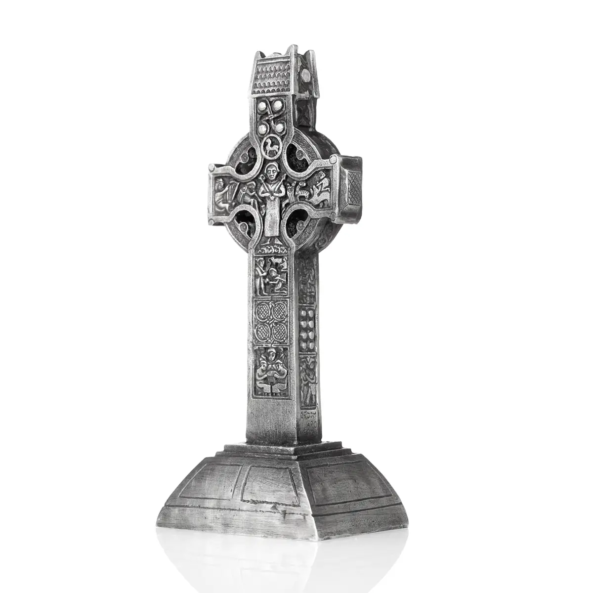 kreuz-keltisch-silber-irland-durrow-high-cross-002 Durrow High Cross - reich verziertes keltisches Kreuz aus Irland