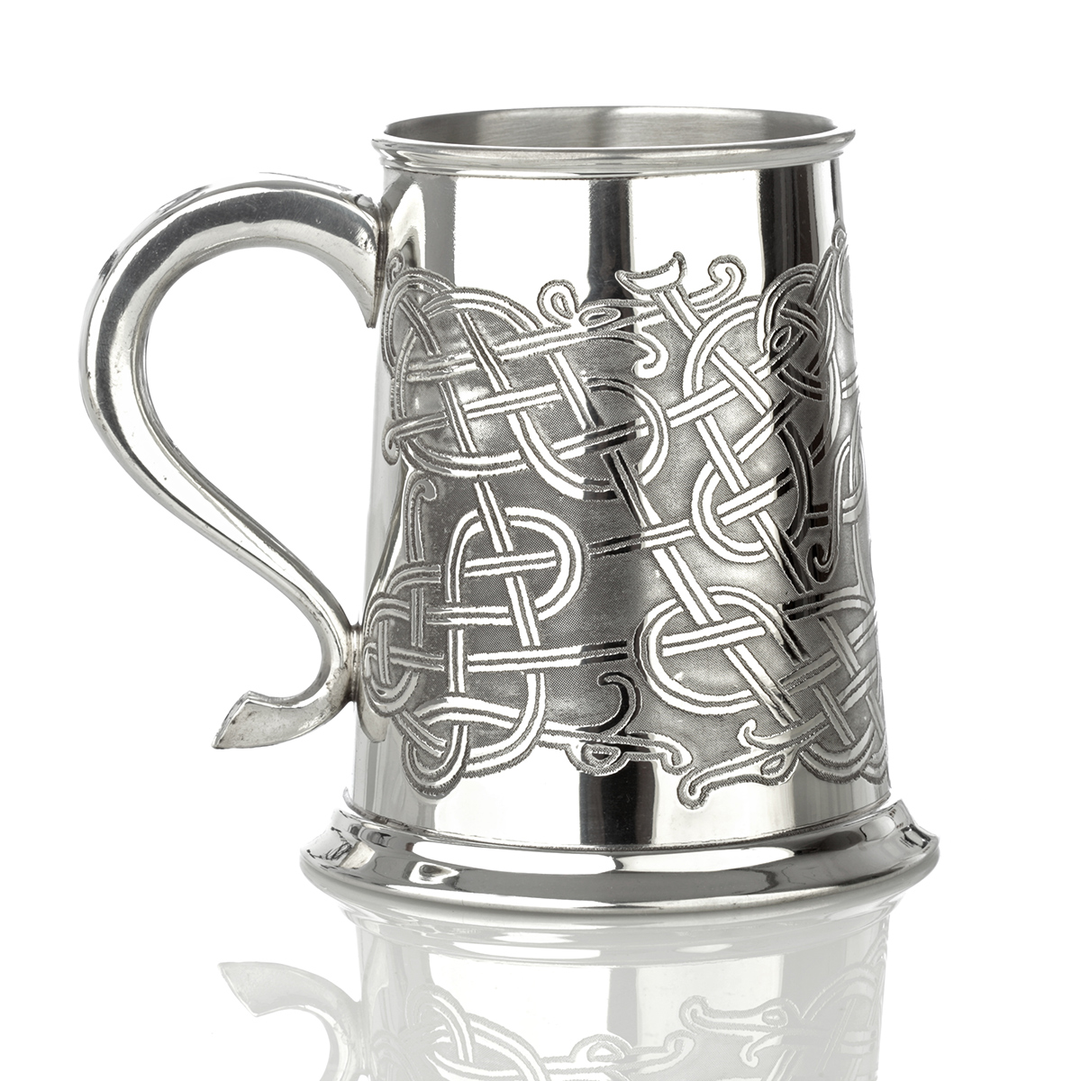 Celtic Pattern - Keltischer 1 Pint Bierkrug / Zinnkrug aus England