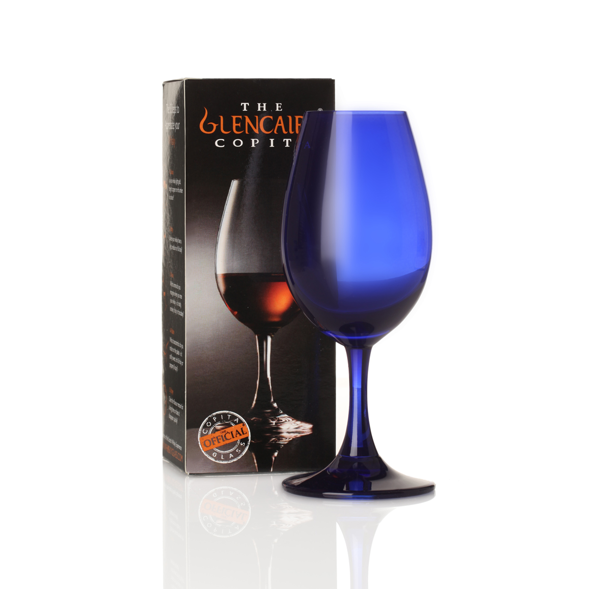 Nosing-Copita-Tasting-Glas-Glencairn-Blau-Blue-002 Glencairn Whisky Nosing Copita in Blau - ideal für Blind Tasting
