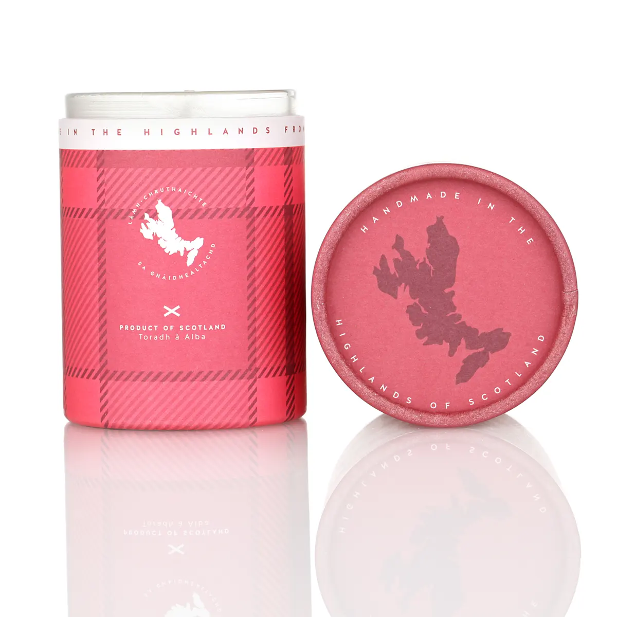 Isle of Skye Candles Duftkerze - Rasperry & White Ginger - Fruchtiger Duft aus Schottland