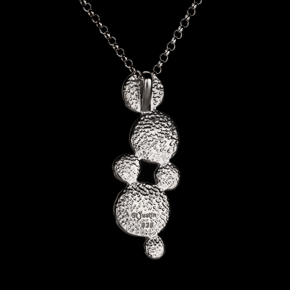 kette-anhaenger-lagoon-emaille-blau-silber-004 Glas Mor Ocean Lagoon - Anhänger & Kette aus Sterling Silber & blauer Emaille