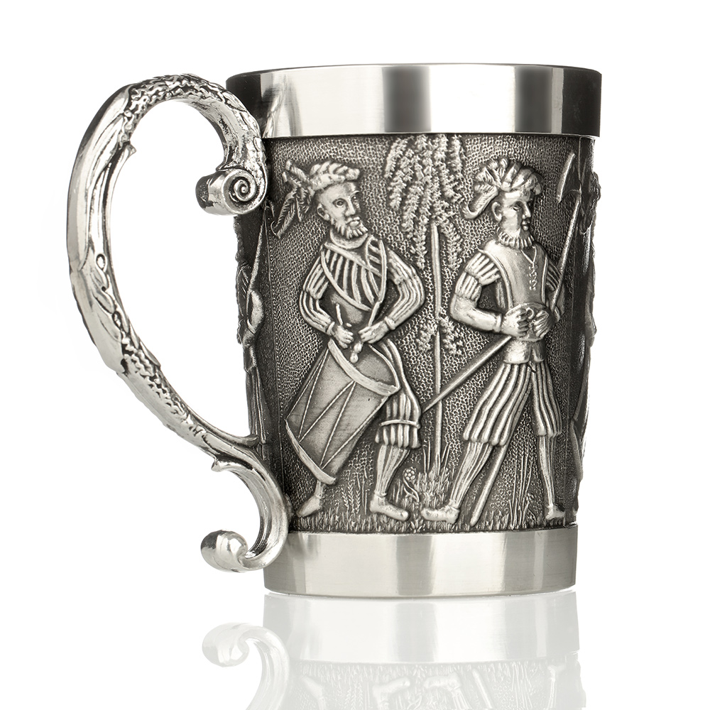 medieval-tankard-ireland-00259b7b2480d0ef Irish Legends - Hugh O’Neill - Mittelalterlicher Bierkrug / Zinnkrug aus Irland