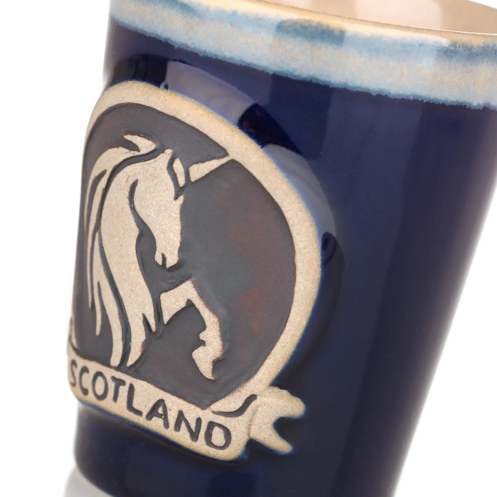 Unicorn Shot Cup in Schwarz - Einhorn Shotbecher aus Schottland