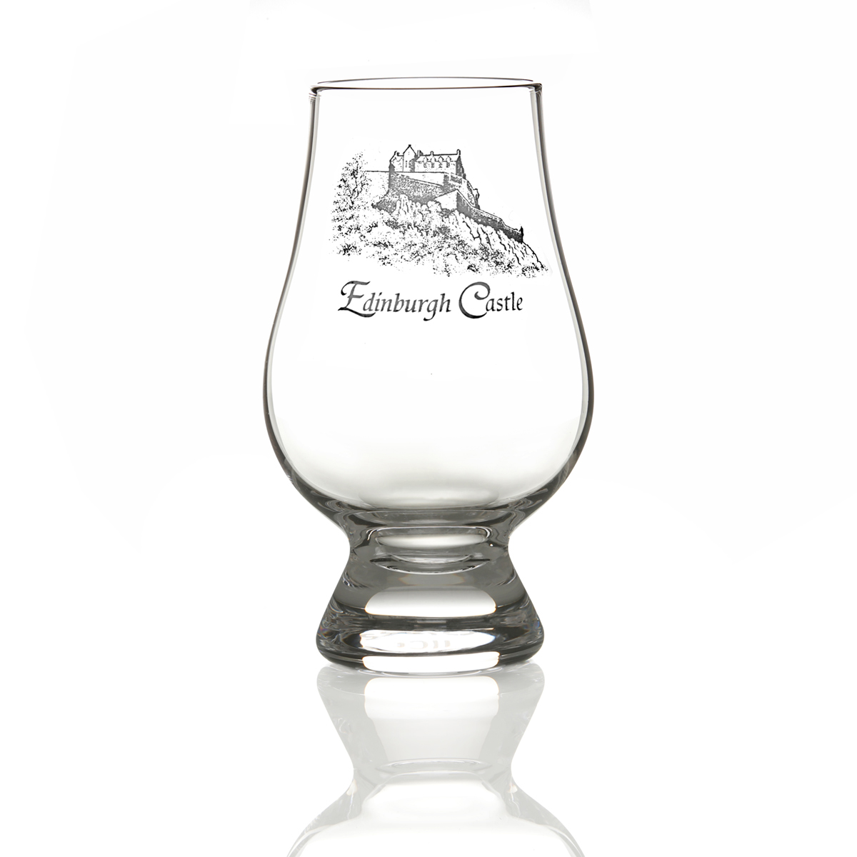 Glencairn-Whisky-Tasting-glas-edinburgh-castle-002 Glencairn Whisky Tasting Glas mit Gravur 'Edinburgh Castle'