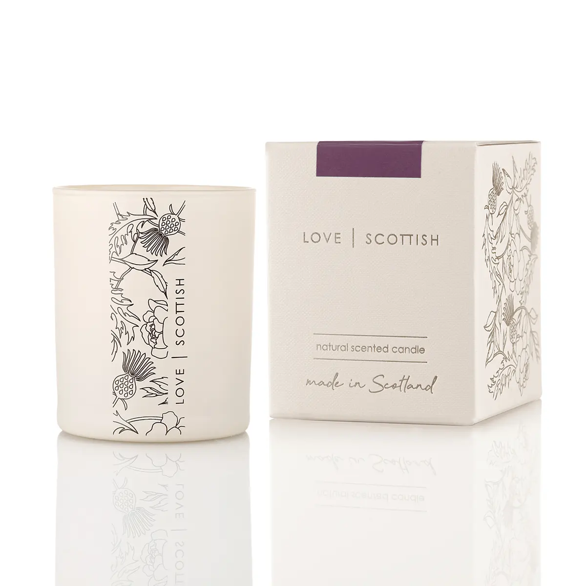 Love Scottish - Black Pomegranate - handgefertigte Duftkerze aus Sojawachs Love Scottish - Black Pomegranate - handgefertigte Duftkerze aus Sojawachs