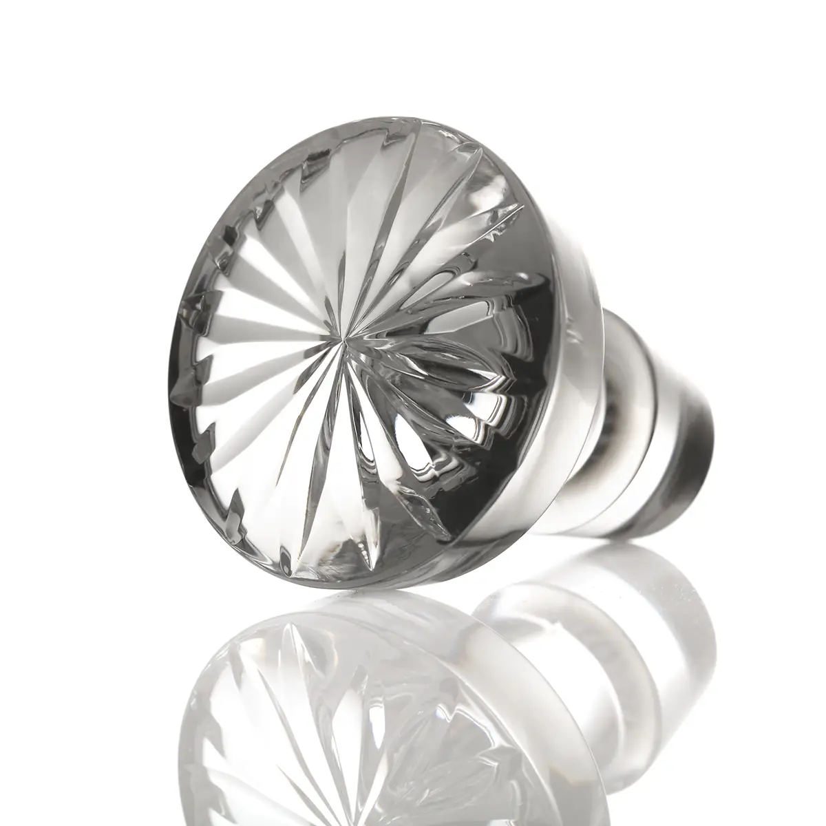 karaffe-dekanter-whisky-kristall-glas-art-deco-014 Art Deco - Runde Kristallglas Whisky Karaffe mit Diamantschliff