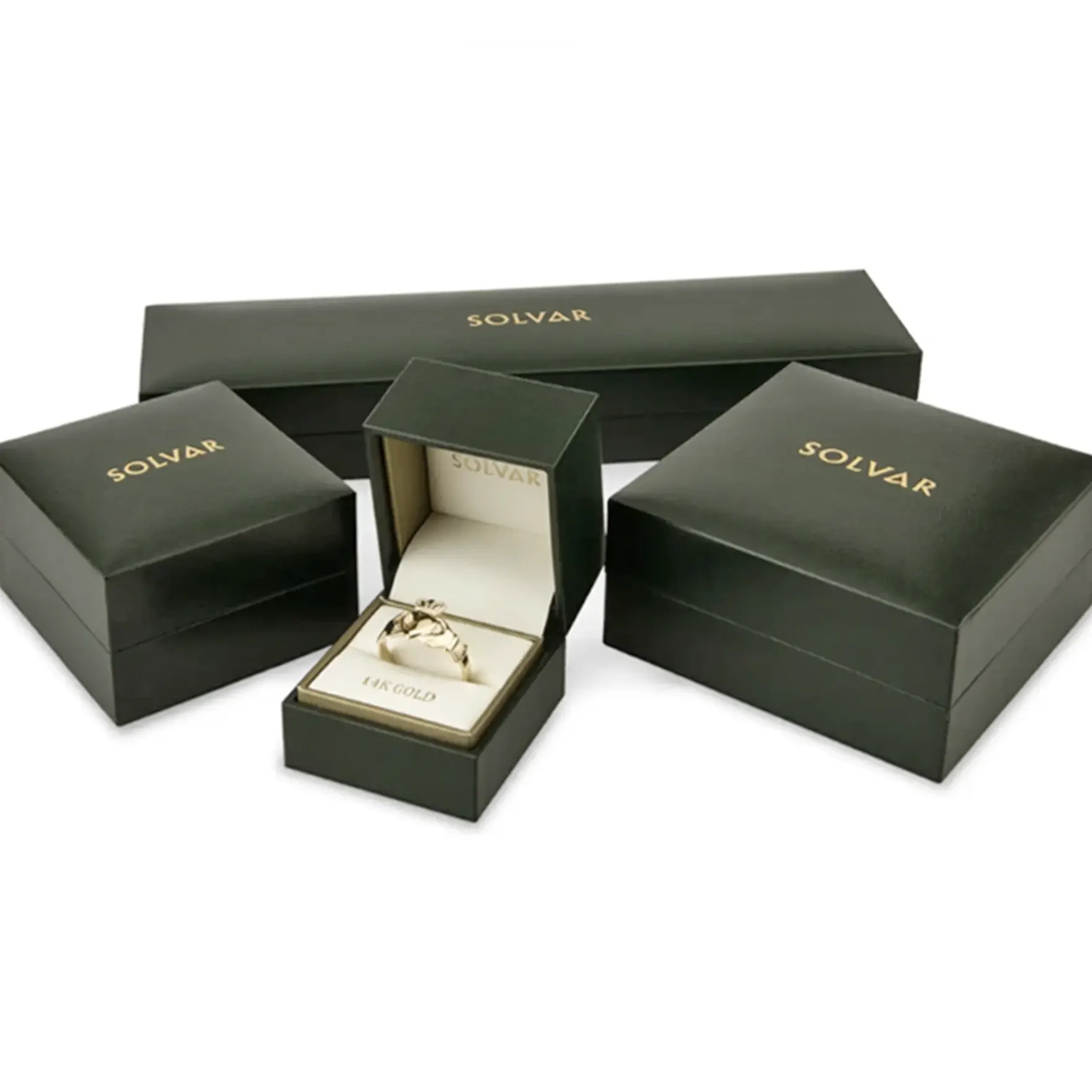 Keltische Schneeflocken-Halskette aus 10K Gold – Trinity Knoten & Zirkonia aus Irland