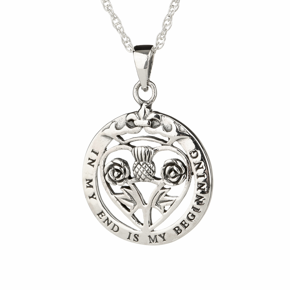 mary-queen-of-scots-sterling-kette-001 Mary Queen of Scots - Maria Stuart Kette aus Sterling Silber - In My End is My Beginning