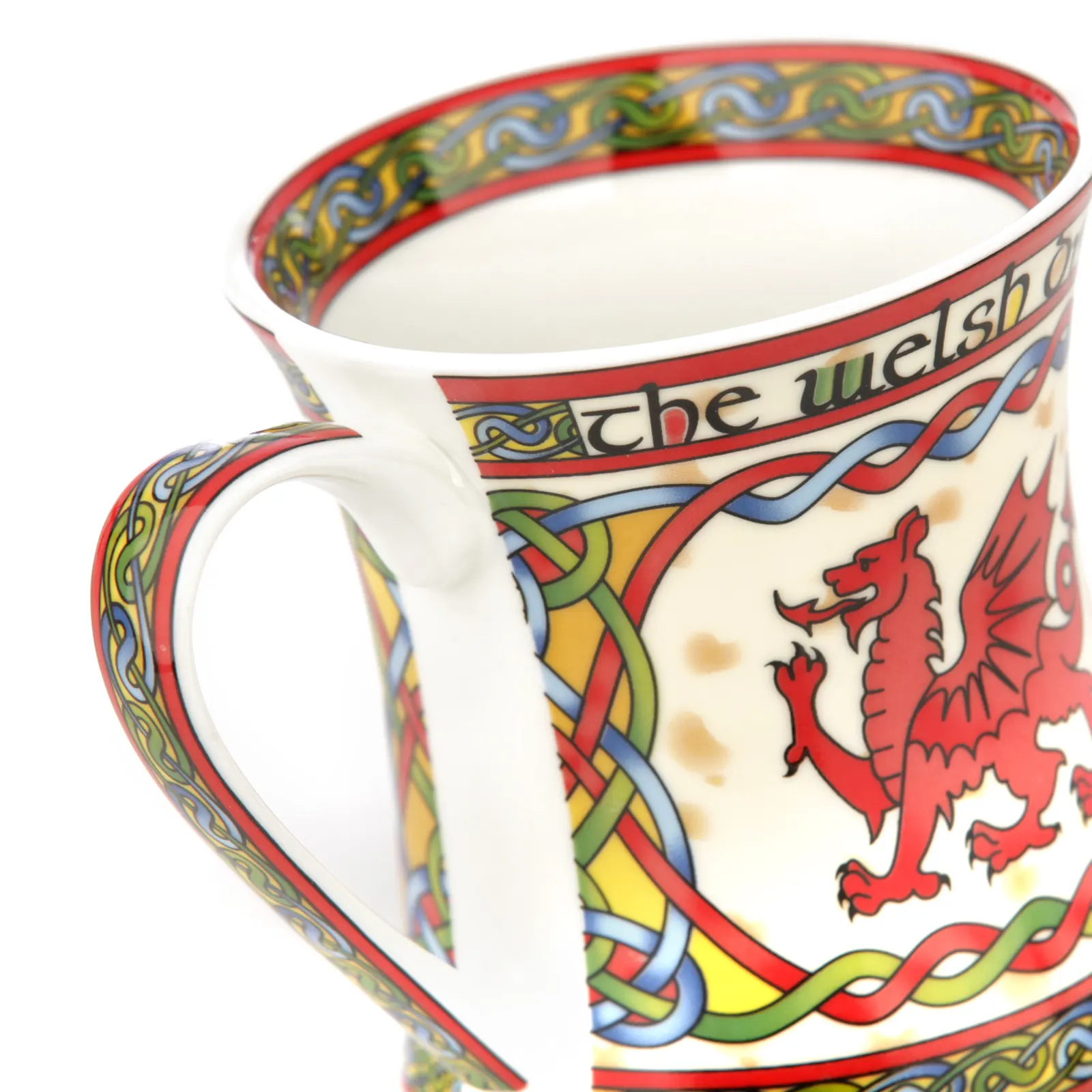 The Welsh Dragon Mug - Kaffeebecher mit walisischem Drachen & Keltischen Mustern The Welsh Dragon Mug - Kaffeebecher mit walisischem Drachen & Keltischen Mustern