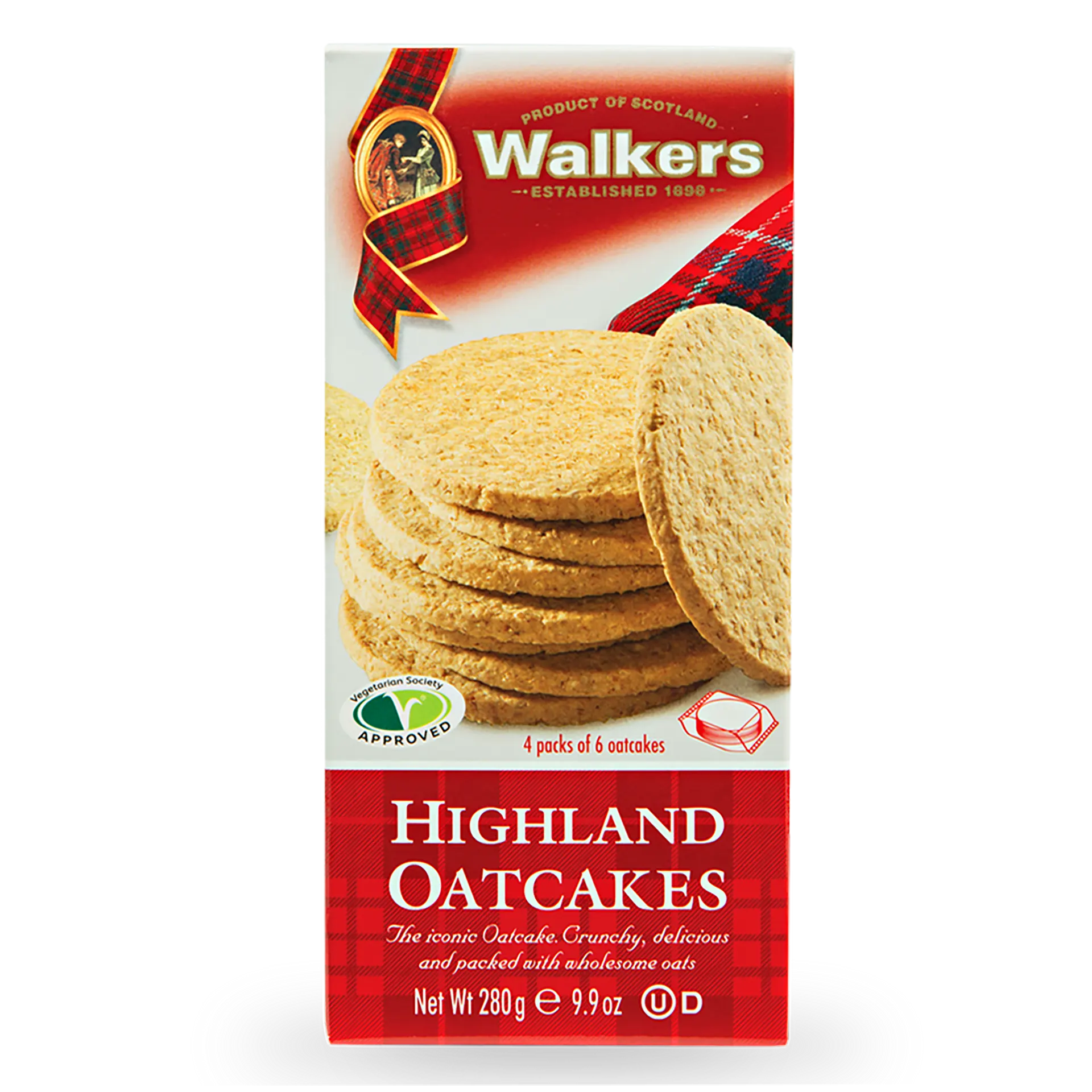 Walker’s Highland Oatcakes - Herzhafte schottische Haferkekse 280 g