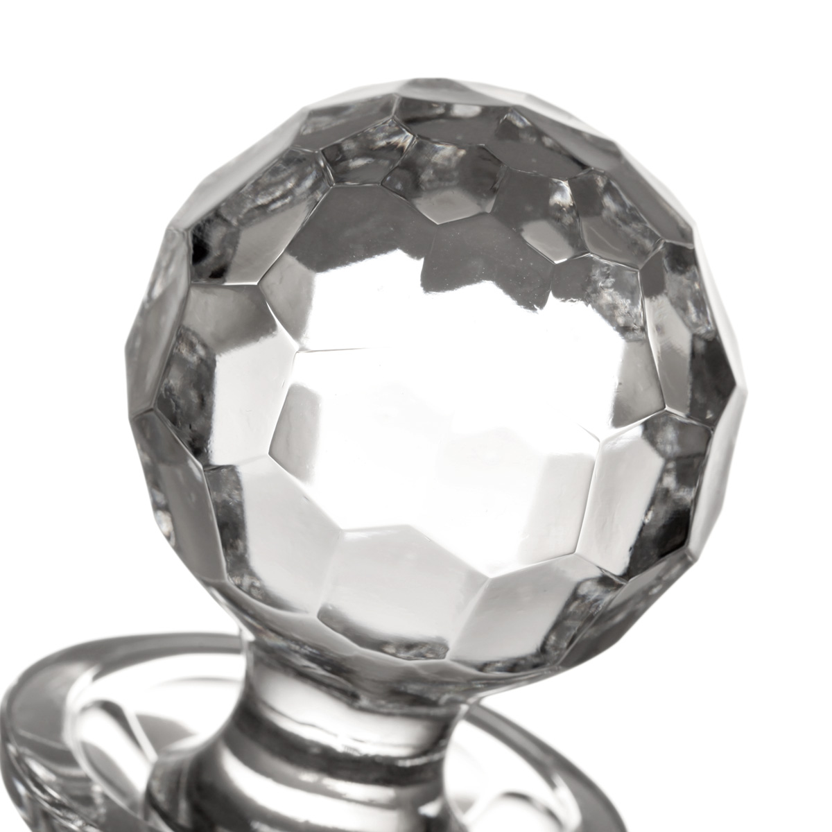 Scottish Thistle Schiffskaraffe - Handgefertigtes Kristallglas mit Diamantschliff